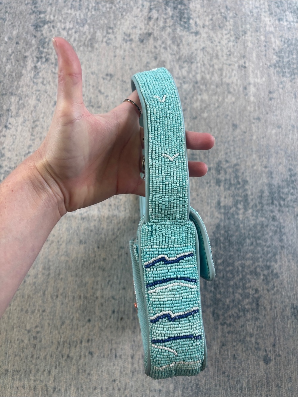 STAUD Tommy Beach Bum Beaded Bag - Picture 4 of 9